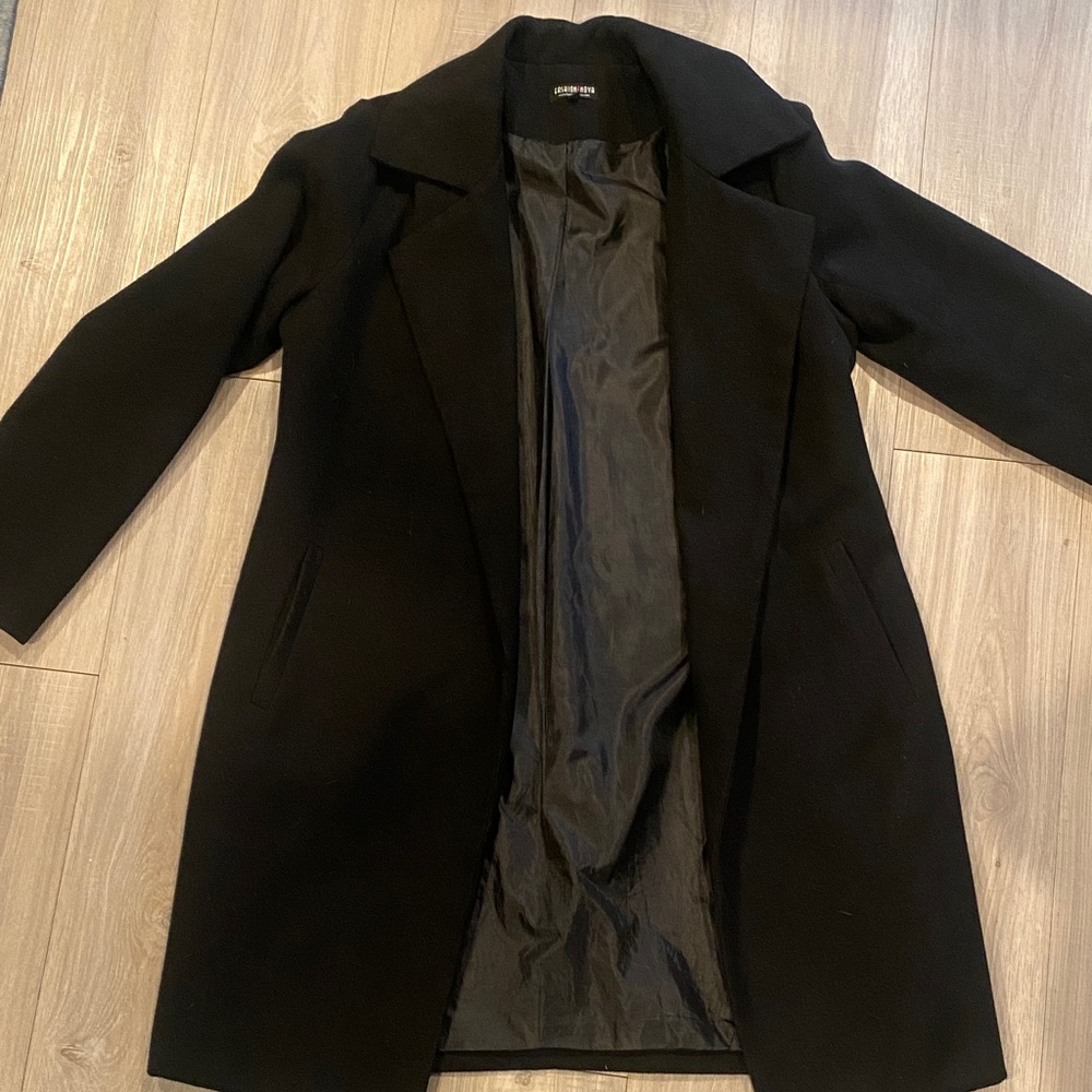 Elegant Black Women's Coat - Fashion Nova